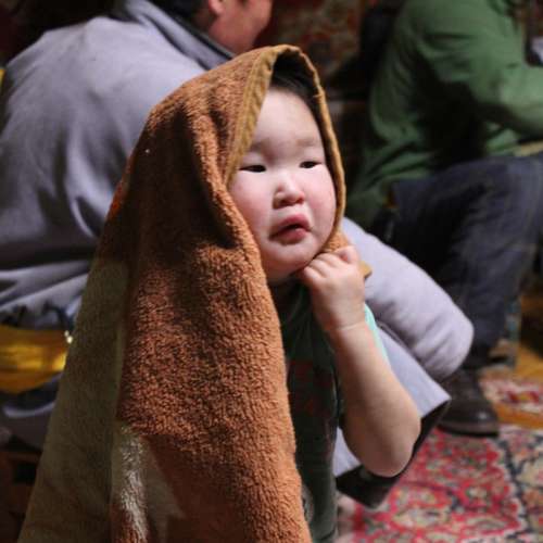 Day 75, 5 Feb 2014 -  Visiting a Mongolian Family, Mongolia